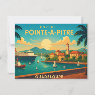 Carte Postale Pointe-à-Pitre Guadeloupe 