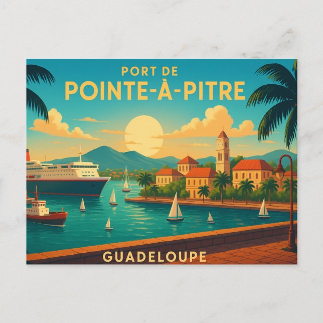 Carte Postale Pointe-à-Pitre Guadeloupe  (Devant)
