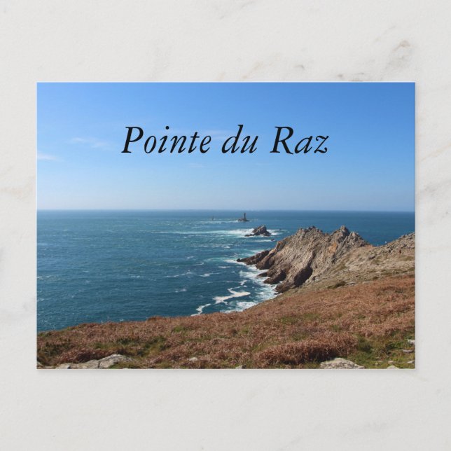 Carte Postale Pointe du Raz à Plogoff (Devant)