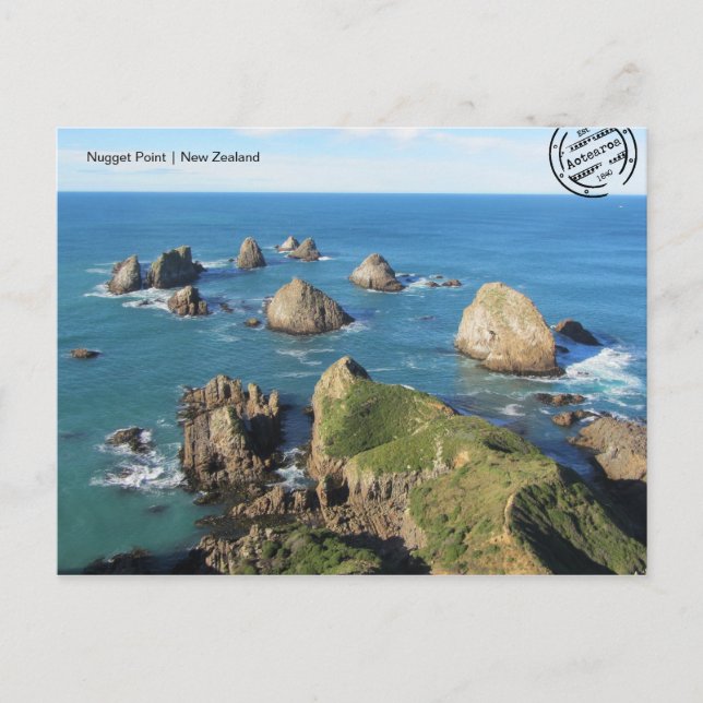 Carte Postale Pointe Nugget (Neuseeland) Postkarte (Devant)