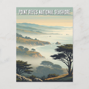 Carte Postale Pointe Reyes National Seashore Mist