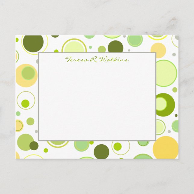 Carte Postale Points de printemps (Devant)