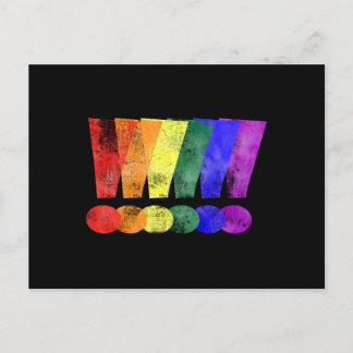 Carte Postale Points d'exclamation LGBTQ Pride