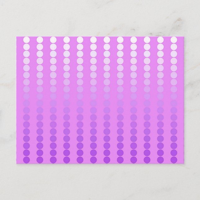 Carte Postale Points satinés - teintes d'orchidée (Devant)