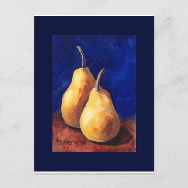 Carte Postale Poires jaunes (Devant)