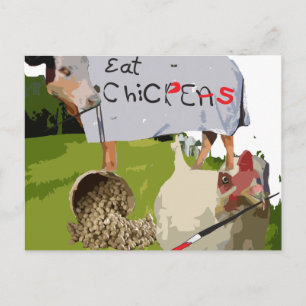 Carte Postale Pois chiches. C'est ce qui est pour le dîner.