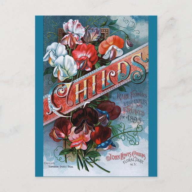 Carte Postale Pois doux vintages (Devant)