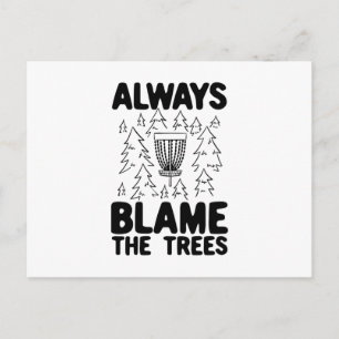 Carte Postale Poison de Disc Golf Disc Basket