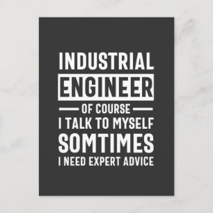 Carte Postale Poison de Funny Industrial Engineer