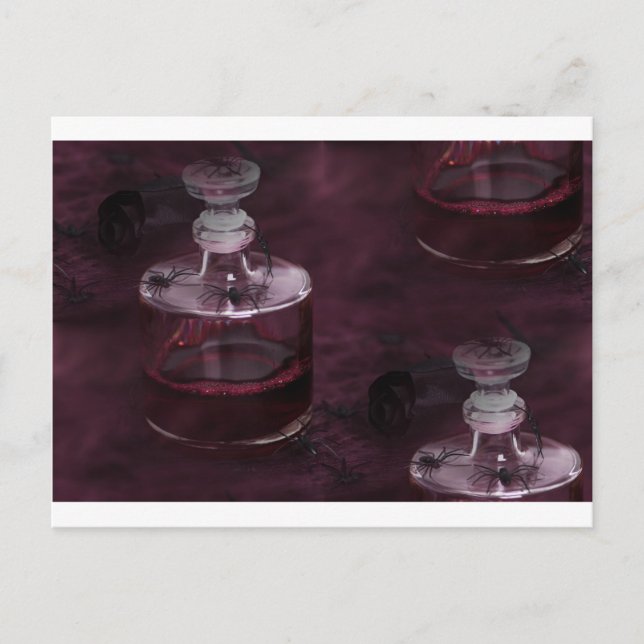 Carte Postale poison halloween (Devant)