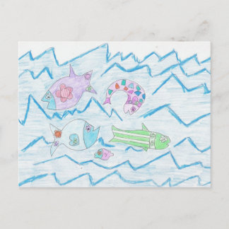 Carte Postale Poisson