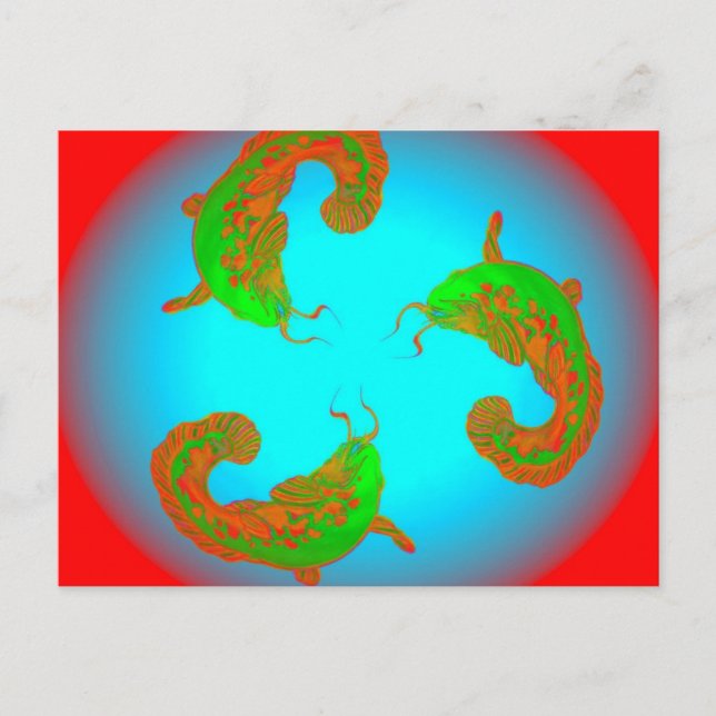 Carte Postale Poisson 02k3vi (Devant)