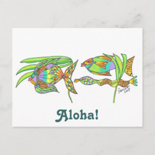 Carte Postale Poisson Aloha