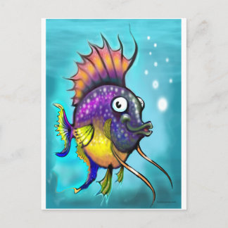 Carte Postale Poisson arc-en-ciel