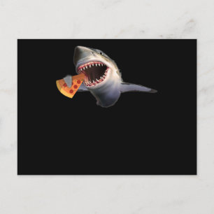 Carte Postale Poisson de requin Pizza Amateurs de requins Dons a