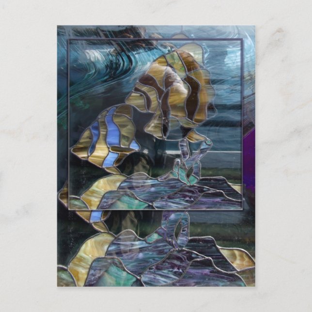 Carte postale Poisson en verre (Devant)