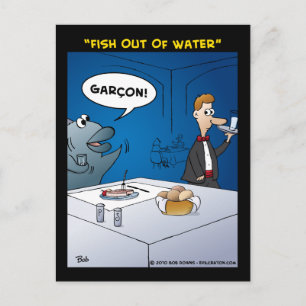 Carte Postale "Poisson Hors Eau"