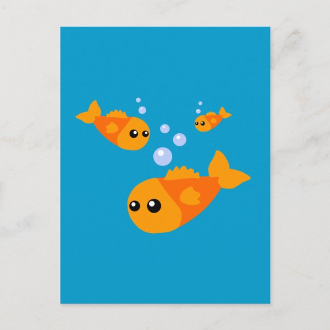 Carte Postale Poisson mignon (Devant)