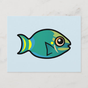 Carte Postale Poisson-perroquet mignon Stoplight