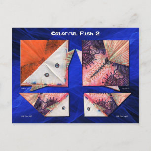 Carte Postale Poissons colorés 2
