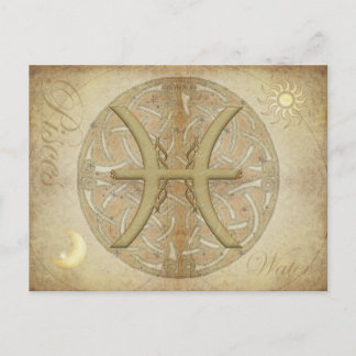 Carte postale Poissons Zodiac