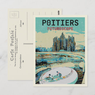 Carte Postale Poitiers France vue sur le futuroscope Pos