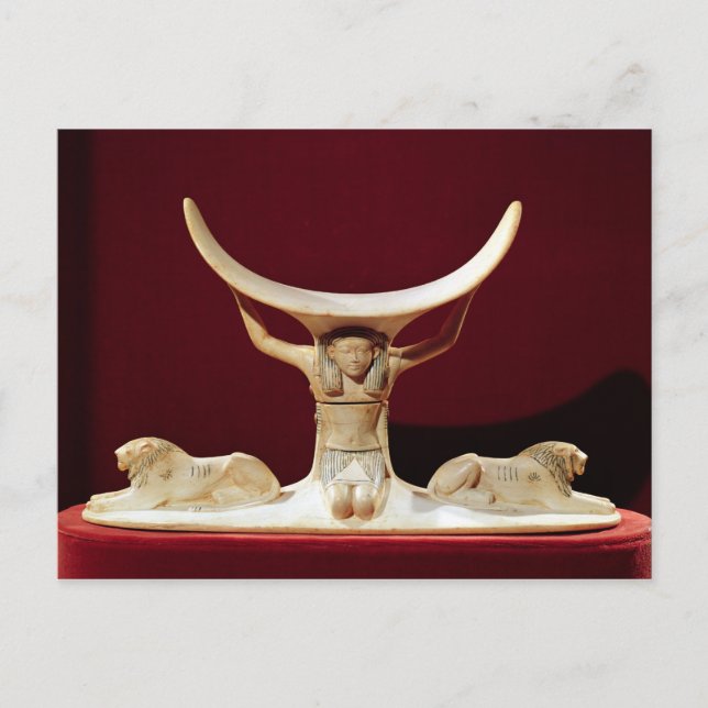 Carte Postale Poitrine avec Shu, le Dieu égyptien de l'air (Devant)