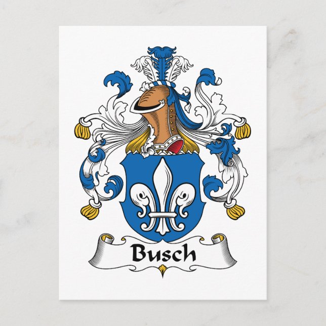 Carte Postale Poitrine de famille Busch (Devant)