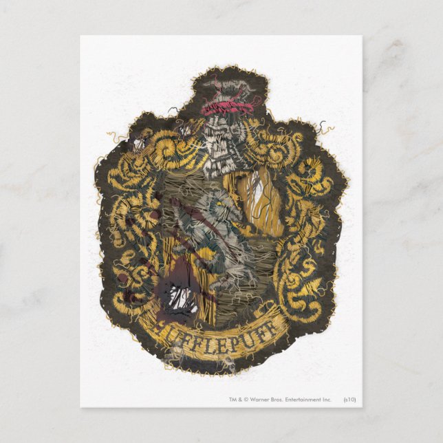 Carte Postale Poitrine de Hufflepuff - Détruite (Devant)