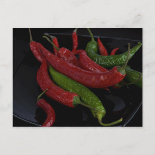 Carte Postale poivre chaud_noir