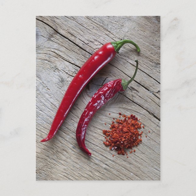 Carte Postale Poivre de piment rouge (Devant)