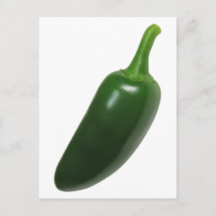 Carte Postale Poivre Jalapeno amusant et épicé