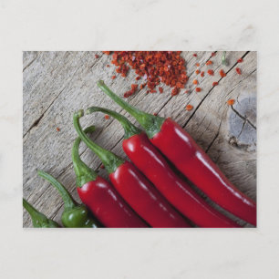 Carte Postale Poivre rouge chili