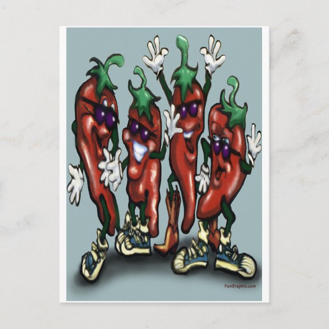 Carte Postale Poivrons (Devant)