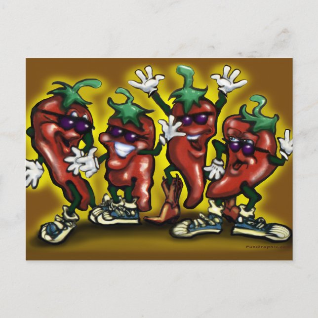 Carte Postale Poivrons (Devant)