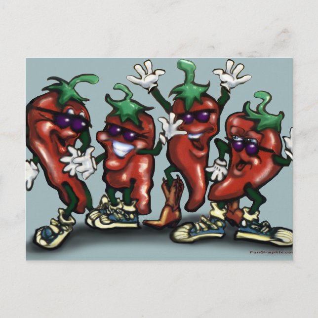 Carte Postale Poivrons (Devant)