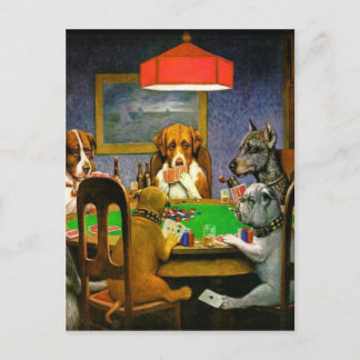 Carte Postale Poker