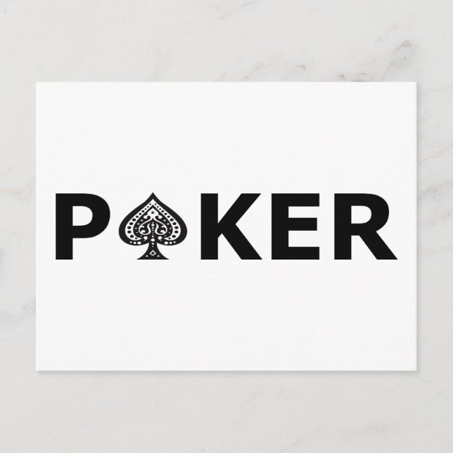 Carte Postale Poker (Devant)