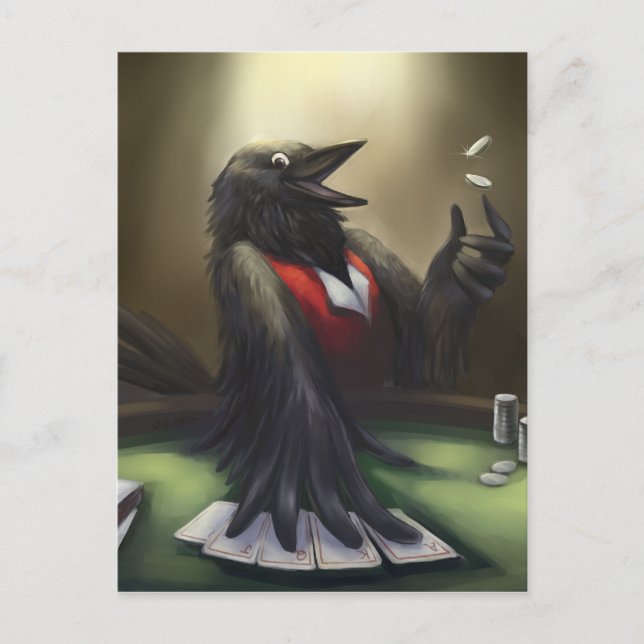 Carte Postale Poker (Devant)