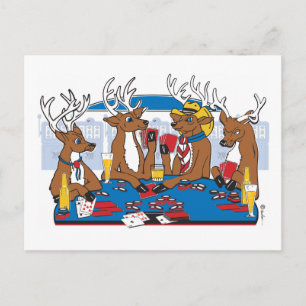 Carte Postale Poker Face Deer