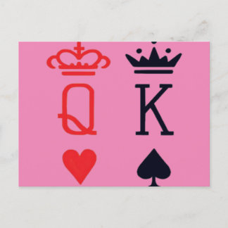 Carte Postale Poker King