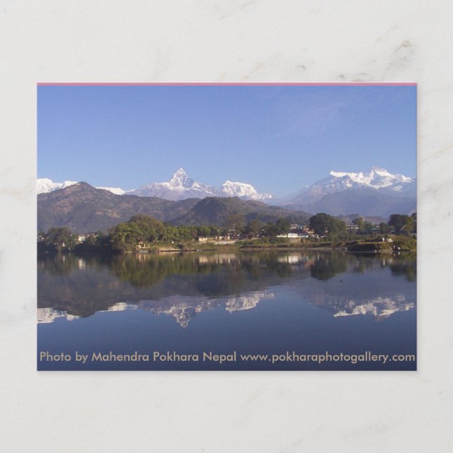 Carte Postale Pokhara Nepal (Devant)