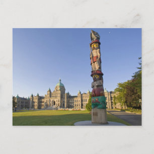Carte Postale Pôle totémique du bâtiment du Parlement à