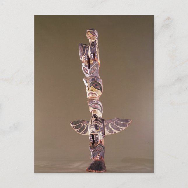 Carte Postale Pôle totémique du clan d'oiseaux tinglit (Devant)