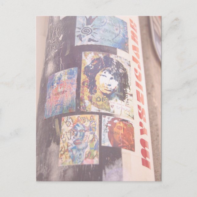 Carte Postale Pôle urbain avec annonces (Devant)