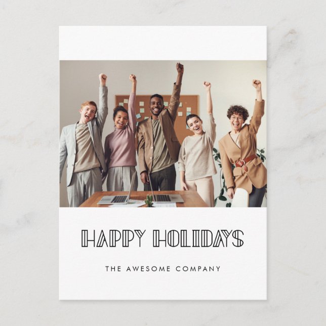 Carte Postale Police Art déco rétro Photo d'entreprise (Devant)