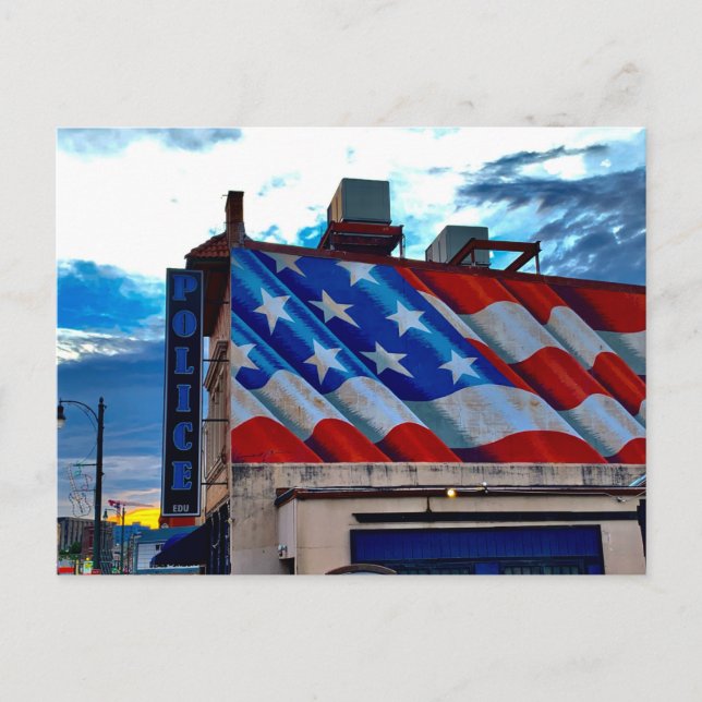 Carte Postale Police de Beale Street (Devant)