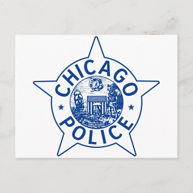 Carte Postale Police de Chicago (VINTAGE) (Devant)