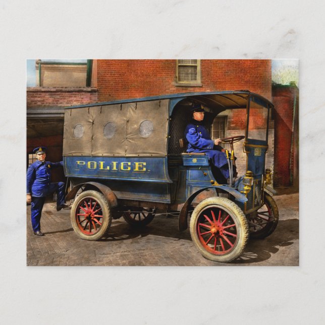 Carte Postale Police - Le wagon de rizière 1919 (Devant)