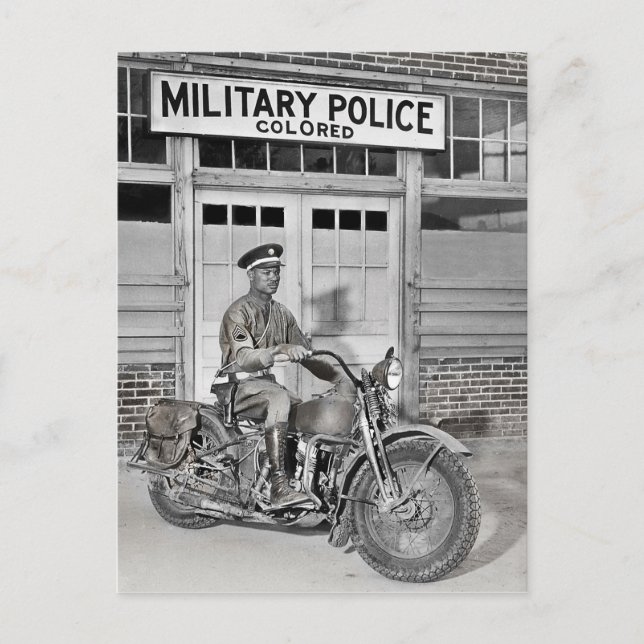 Carte Postale Police militaire africaine (Devant)